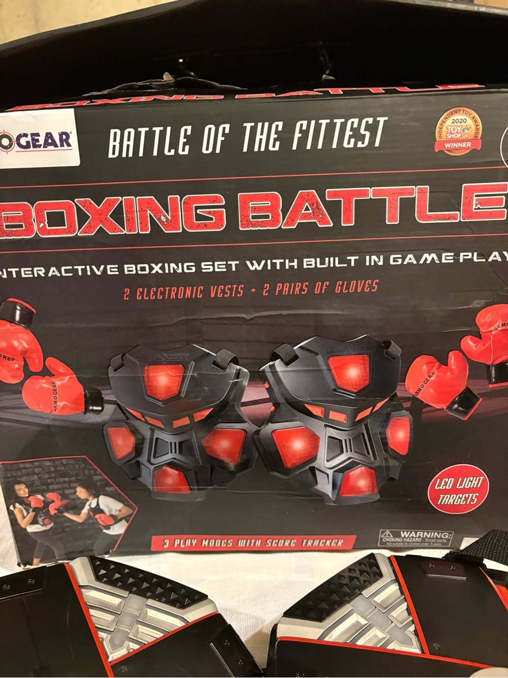 Boxing Battle Kids Interactive Boxing Set - Red